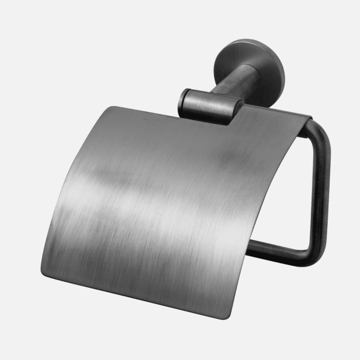 Tapwell TA236 toiletpapirsholder m/låg - brushed black chrome