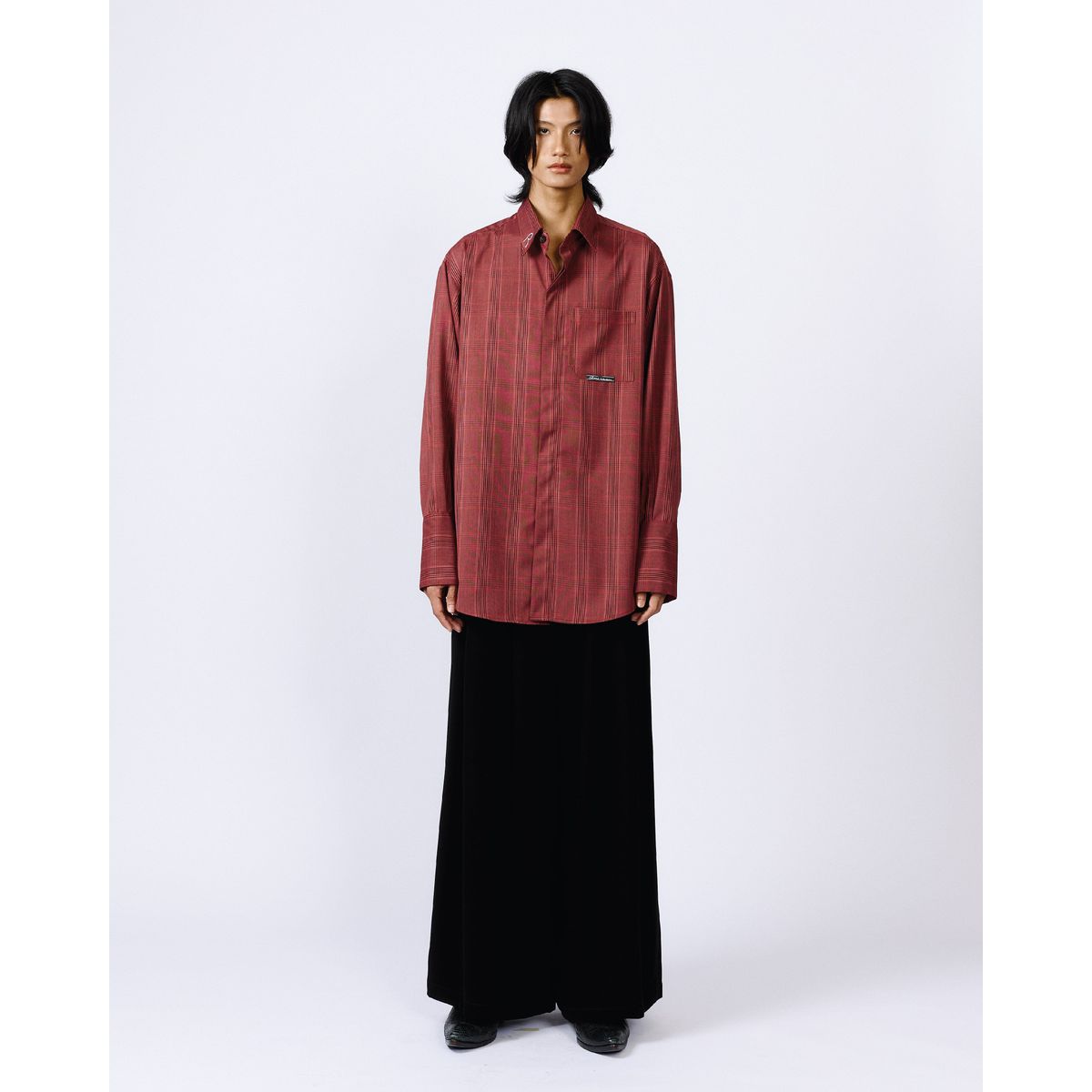 TARTAN OVERSIZED SHIRT - Medium