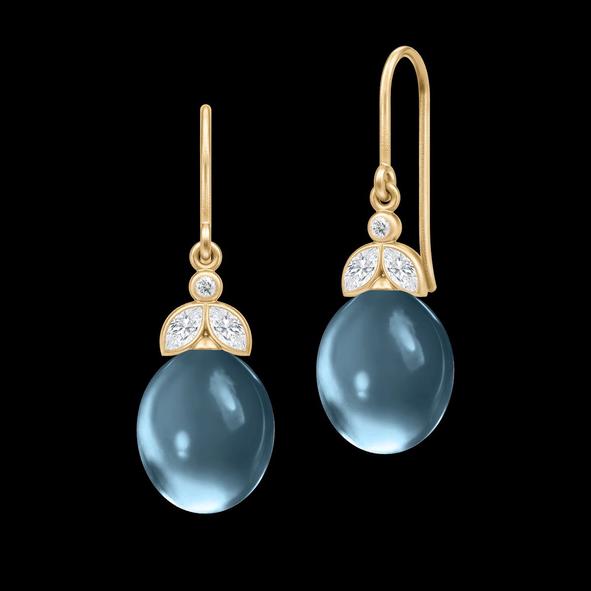 Tasha Earrings London Blue