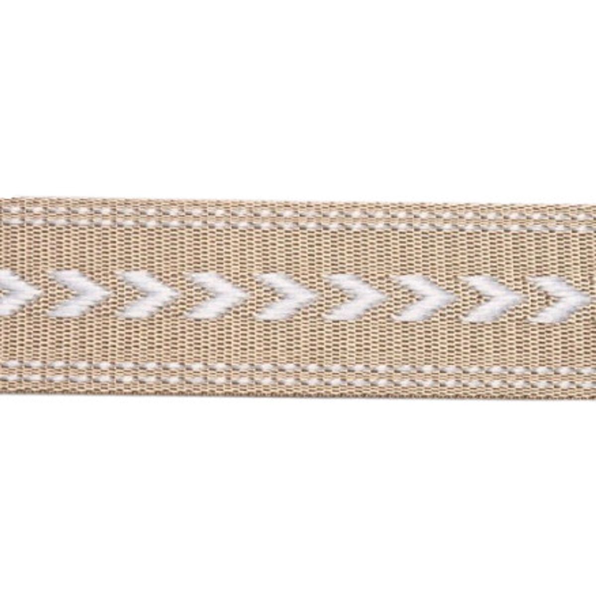 Taskestrop Gjord 38 mm - Beige/Hvid