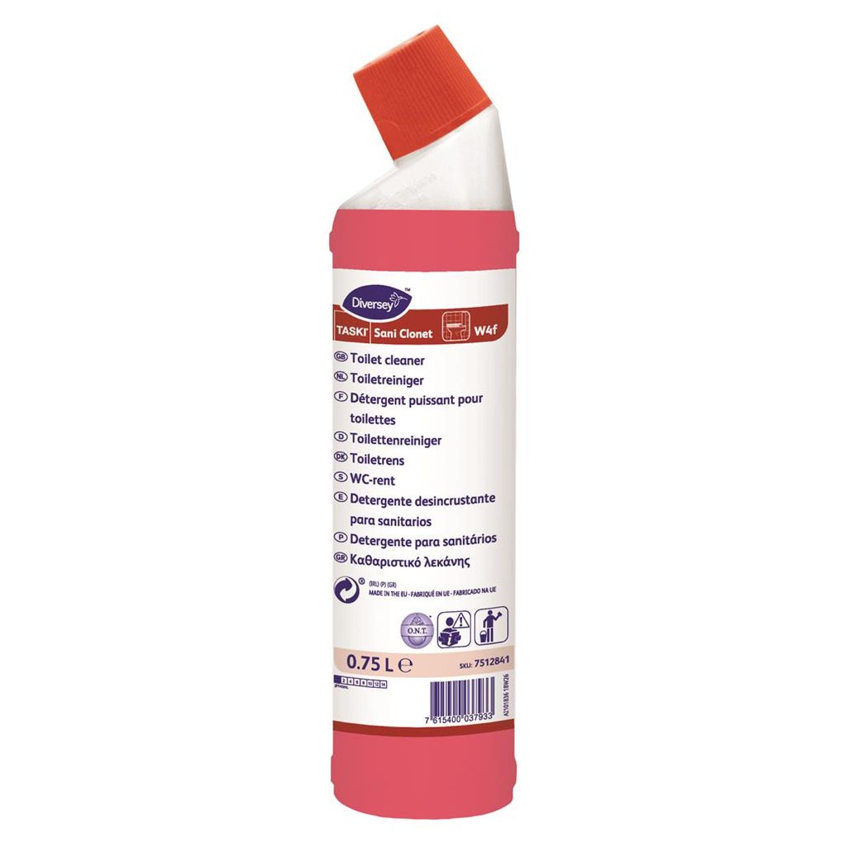 TASKI Sani Clonet, toiletrens, 750 ml.