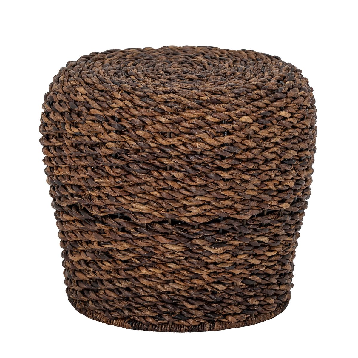 Tasse Taburet, Brun, Abaca - L38xH40,5xW45 cm - Brown / L38xH40,5xW45 cm