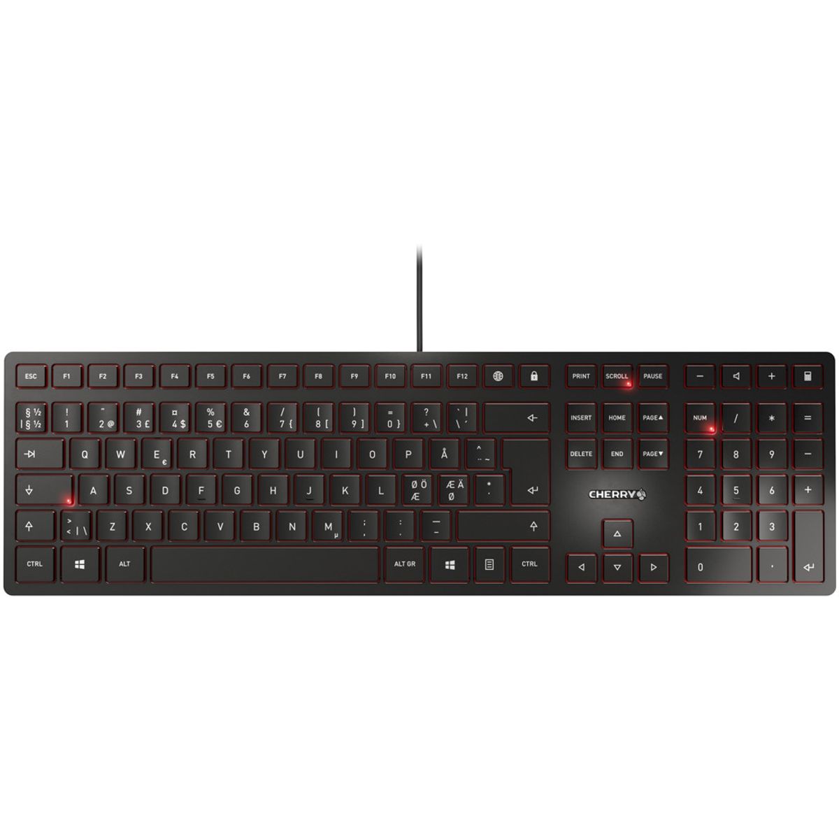 Tastatur Chherry KC 6000 Slim Sort