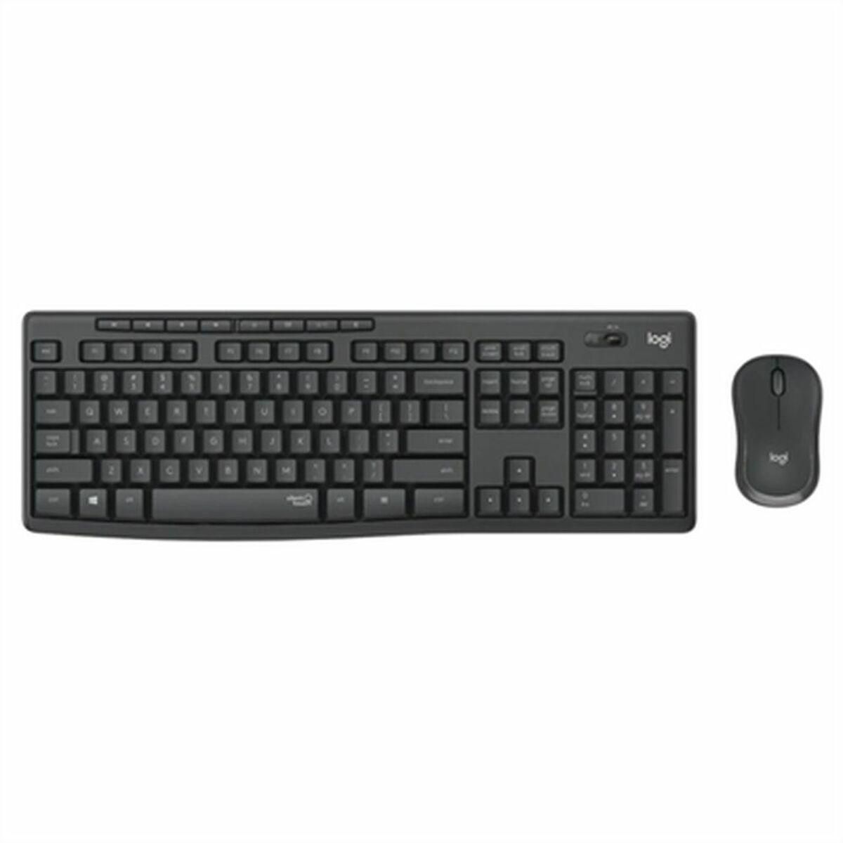 Tastatur og mus Logitech MK295 Sort