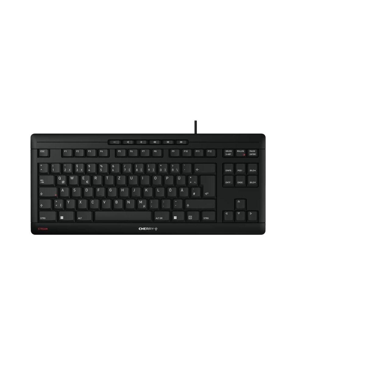 Tastatur Sort Tysk QWERTZ (OUTLET A)