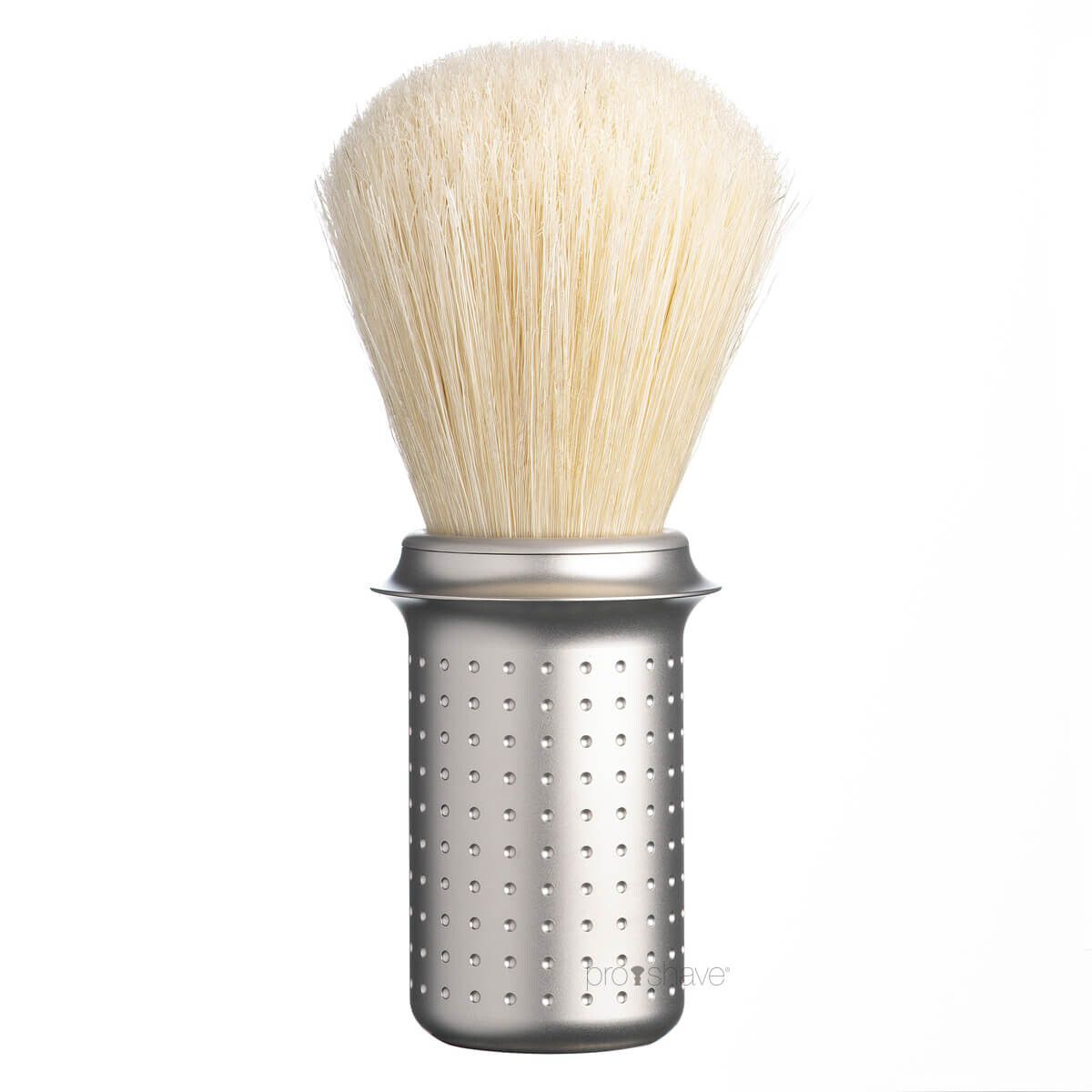 Tatara Premium Boar Barberkost, Rustfrit stål - Matte