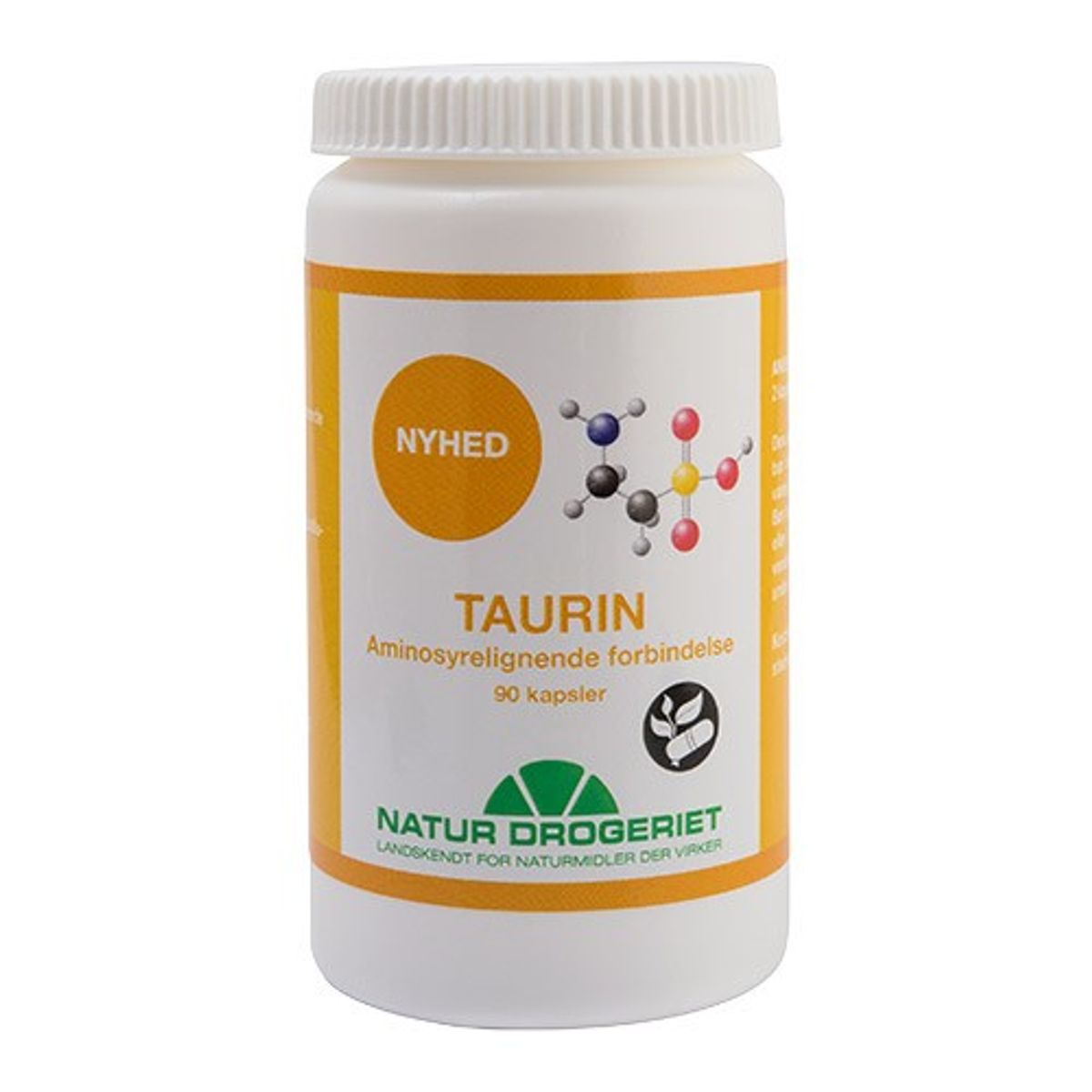 Taurin - 90 kapsler - NaturDrogeriet