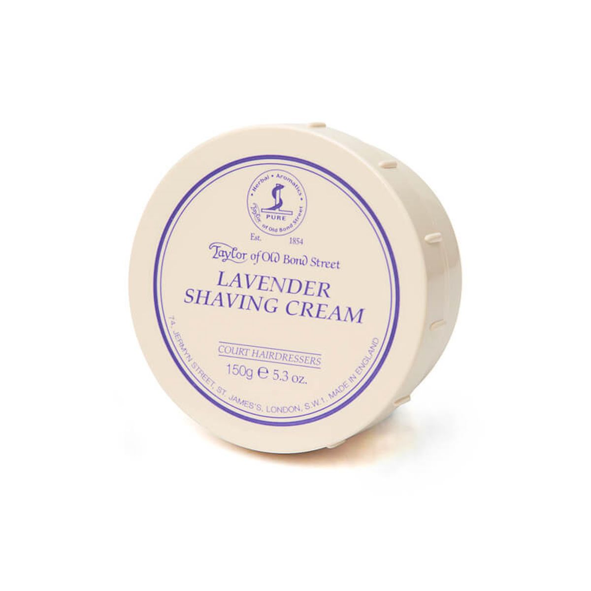 Taylor Of Old Bond Street Barbercreme, Lavendel, 150 gr.