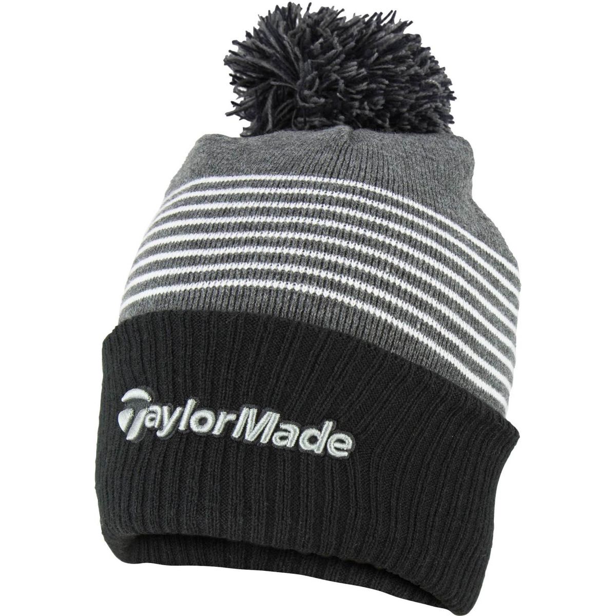 Taylormade Bobble Beanie Herre Hue - Gray/Navy/White - Str. Onesize