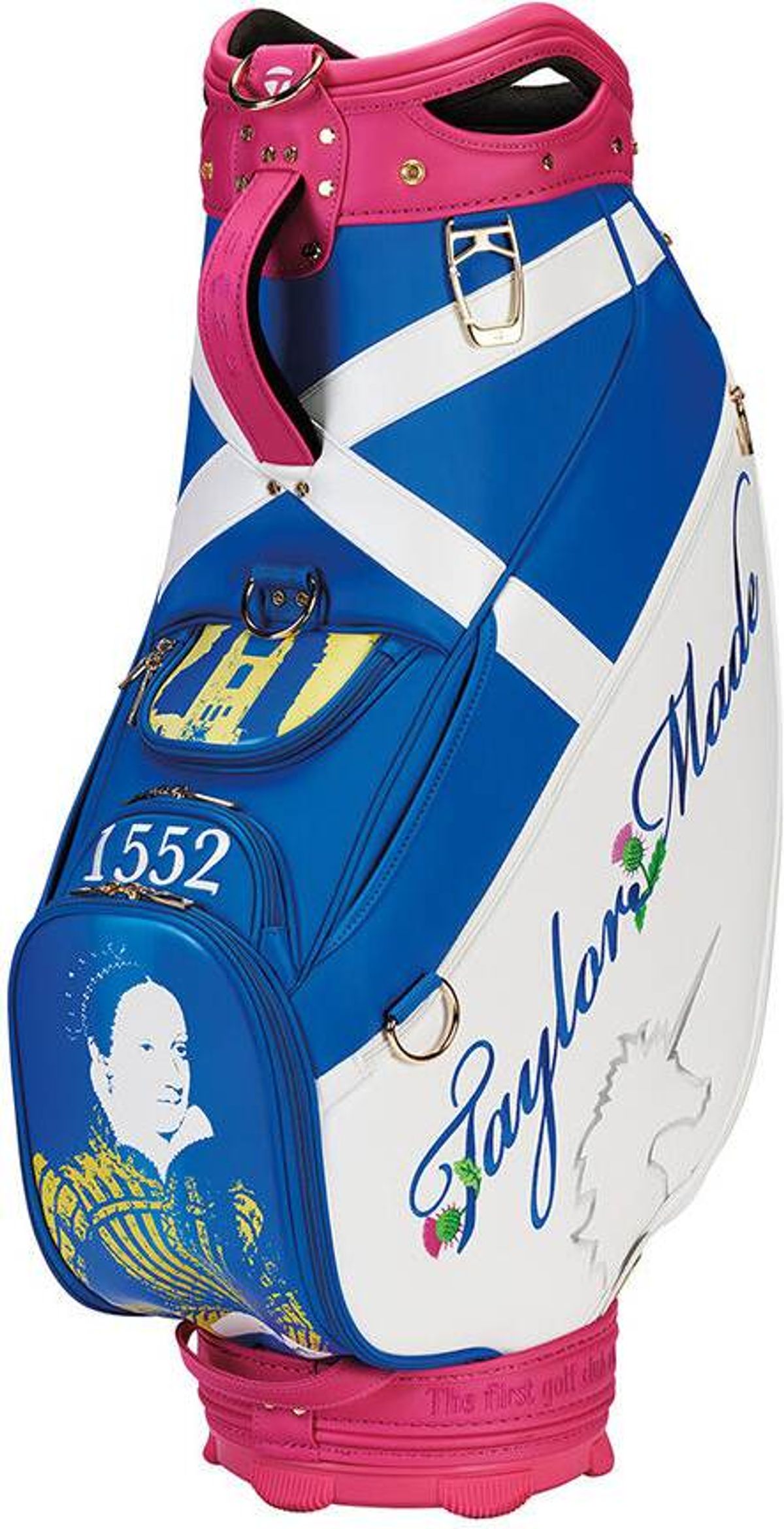 Taylormade British Open (2024) Dame Staff Vognbag - Hvid/Blå/Pink