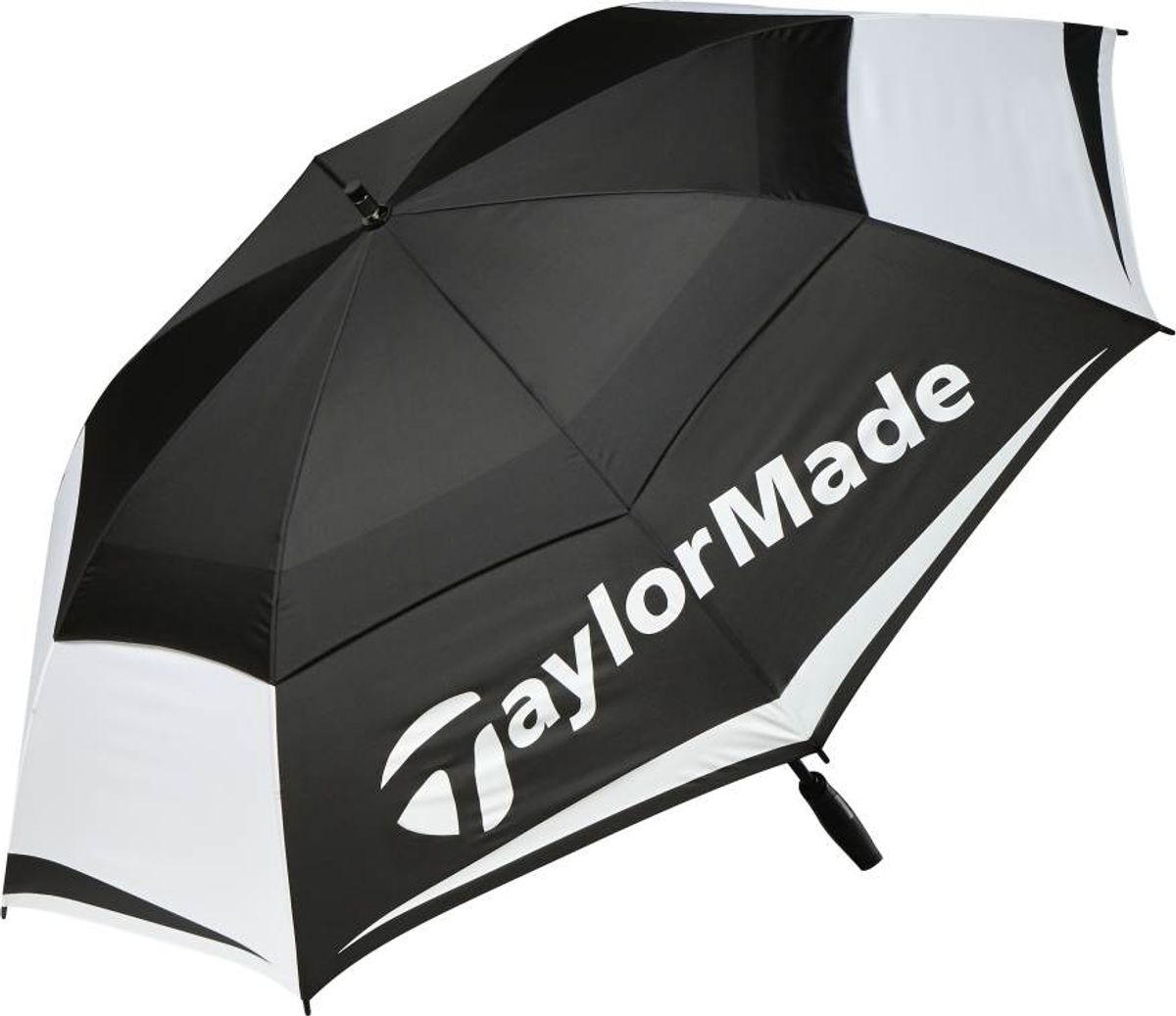 Taylormade Double Canopy 64" Paraply - Black/White/Grey