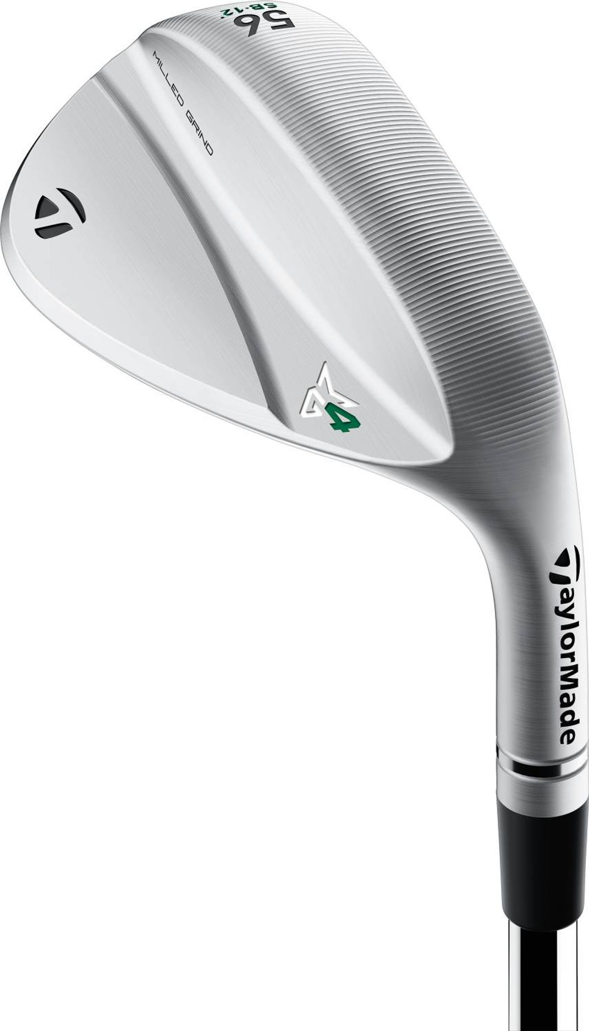 Taylormade Milled Grind 4 Gap Wedge - Chrome - Venstre - 52.0° / 09° / SB - True Temper Dynamic Gold Tour Issue 115 Stiff S200 Stål