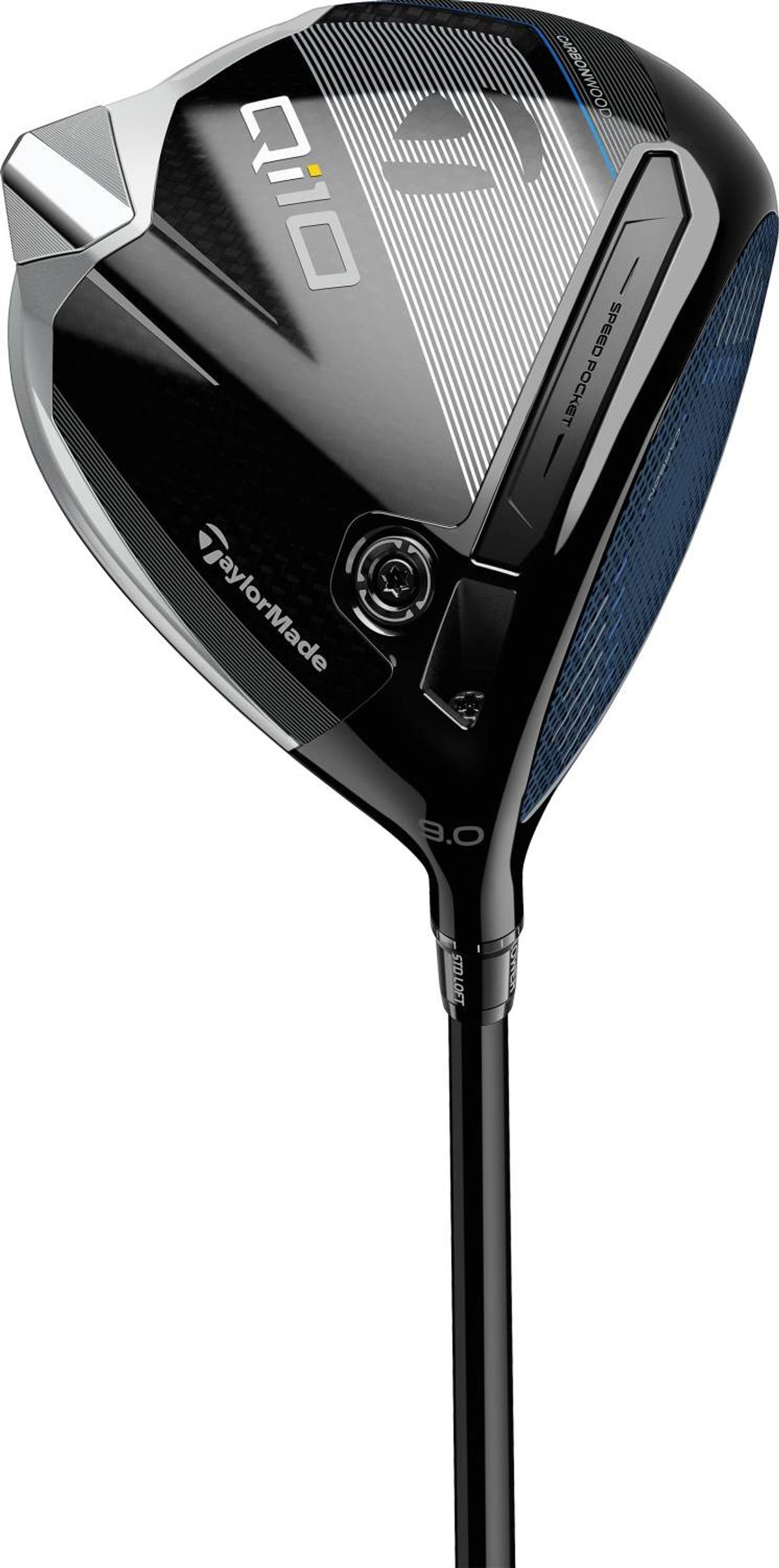 Taylormade Qi10 Herre Driver - Sort/Blå - Højre - 10.5° - Fujikura Ventus TR Blue 5 Regular Grafit