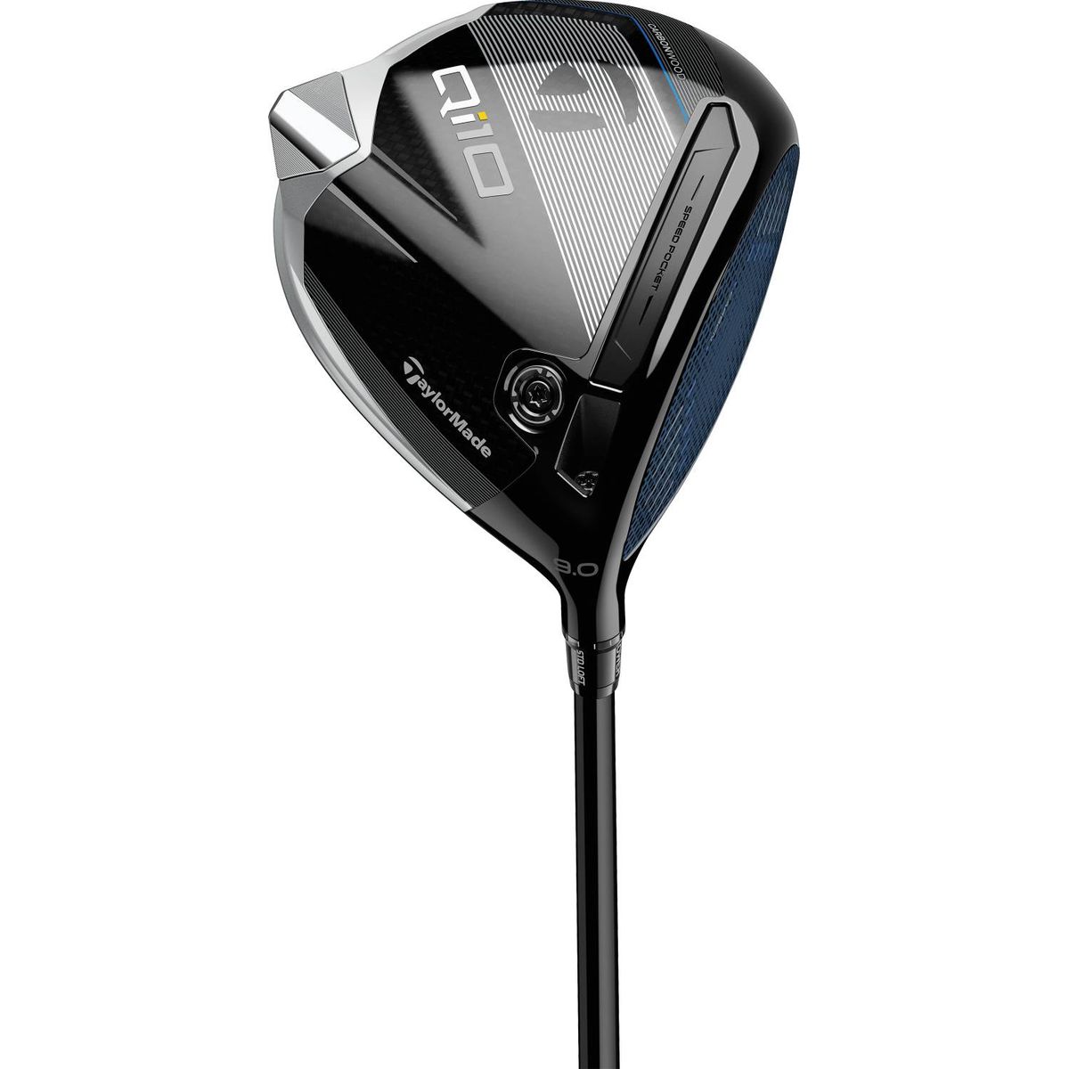 Taylormade Qi10 Herre Driver - Sort/Blå - Venstre - 10.5° - Fujikura Ventus TR Blue 5 Regular Grafit