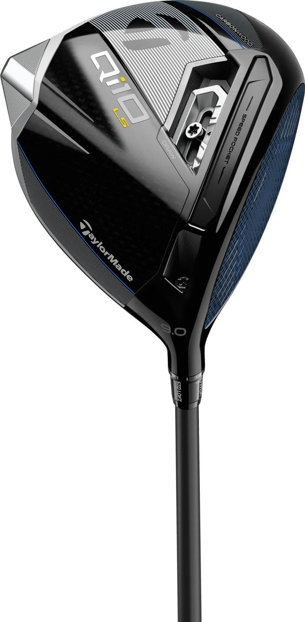 Taylormade Qi10 LS Herre Driver - Sort/Blå - Højre - 10.5° - Mitsubishi Chemical Tensei AV Limited Black 60 Stiff Grafit