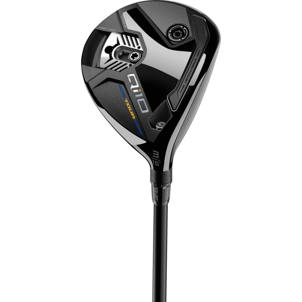 Taylormade Qi10 Tour Herre Fairwaykølle - Sort/Blå - Højre - 18.0° (5 Kølle) - Mitsubishi Chemical Tensei AV Limited Blue 75 Stiff Grafit