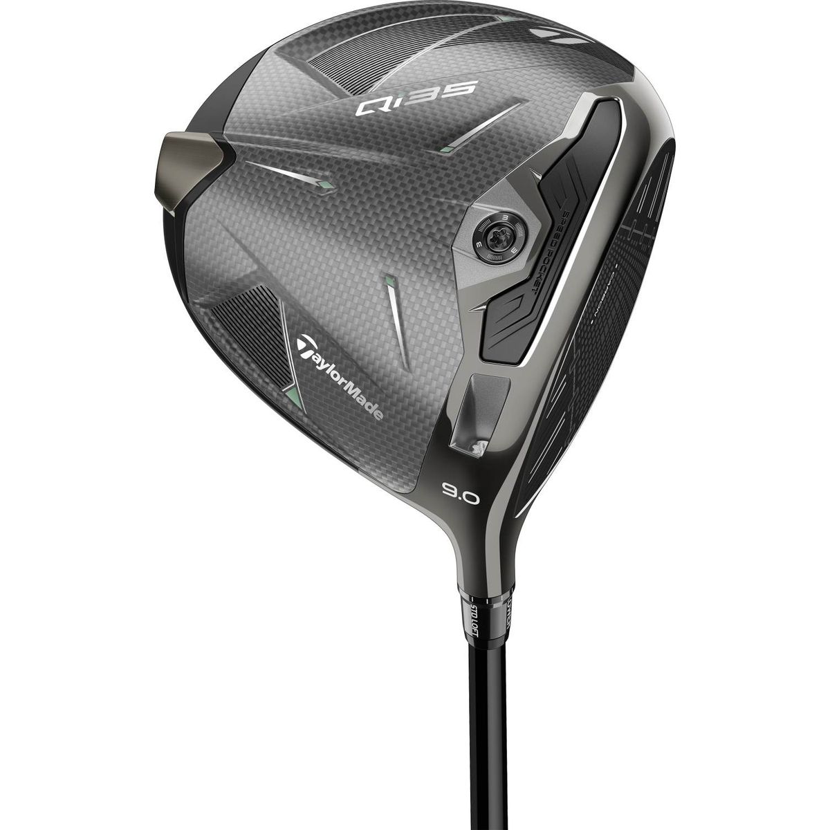 Taylormade Qi35 Herre Driver - Silver - Venstre - 9.0° - Fujikura Ventus Blue 5 Stiff Grafit