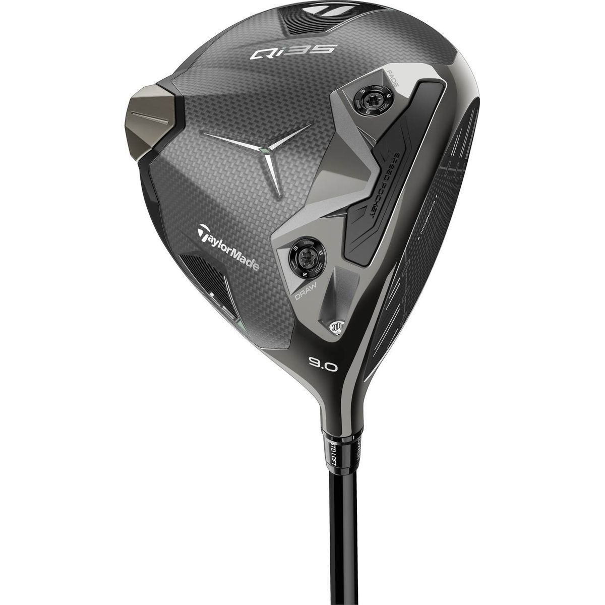 Taylormade Qi35 LS Herre Driver - Silver - Højre - 10.5° - Mitsubishi Chemical Kai´li White Dark Waves 70 Stiff Grafit