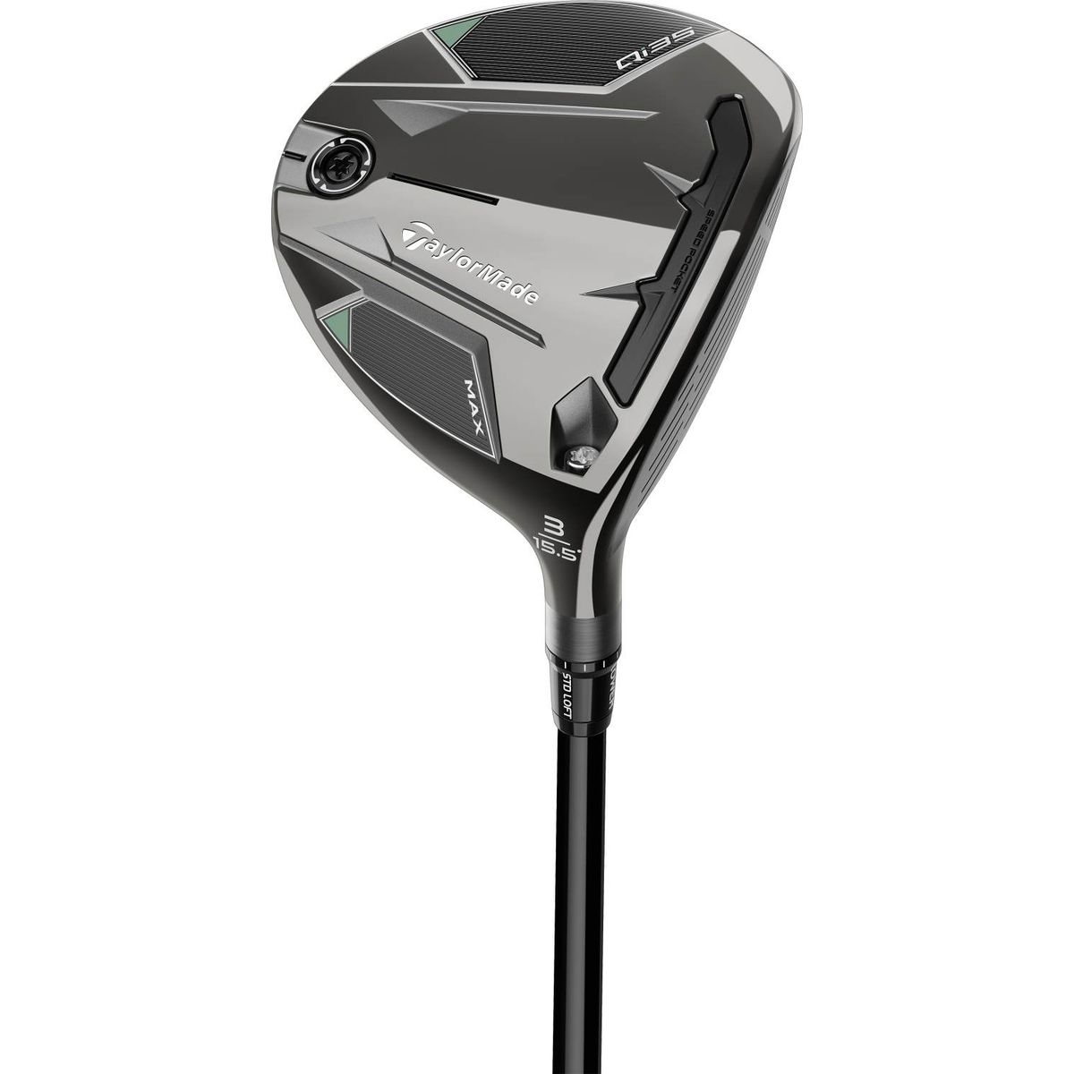 Taylormade Qi35 Max Herre Fairwaykølle - Silver - Højre - 21.5° (7 Kølle) - Fujikura Airspeeder Regular Grafit