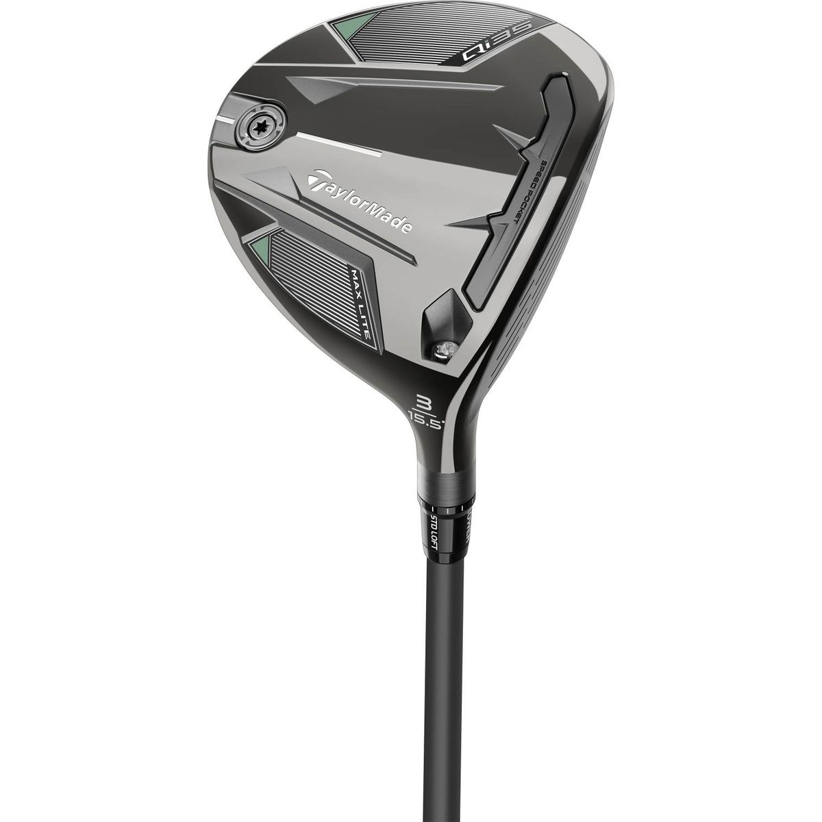 Taylormade Qi35 Max Lite Herre Fairwaykølle - Silver - Højre - 21.5° (7 Kølle) - Mitsubishi Chemical Vanquish 40 Regular Grafit