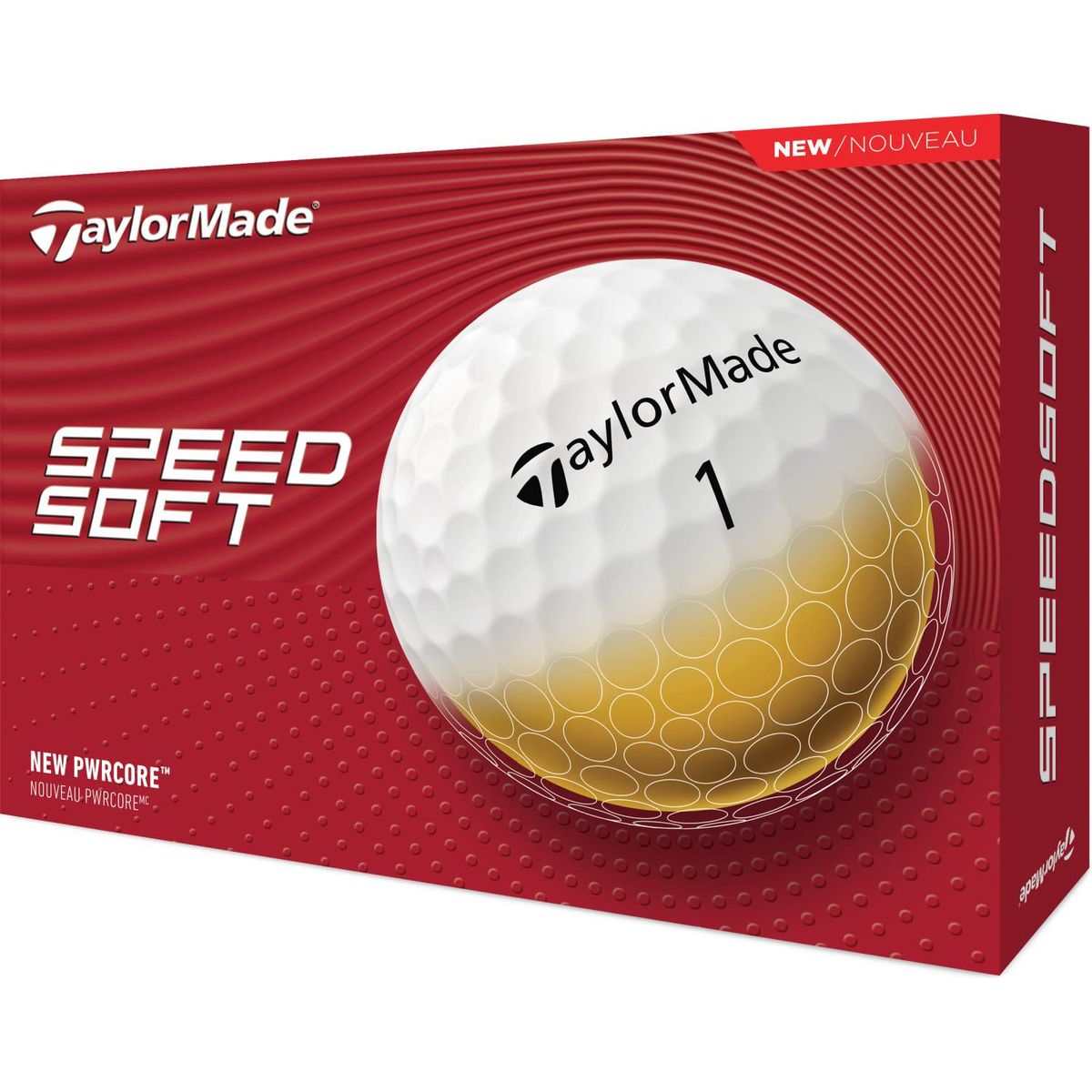 Taylormade SpeedSoft (2024) Golfbolde - Hvid