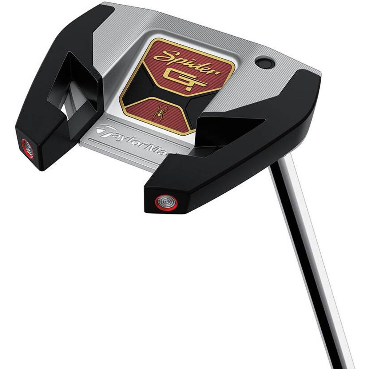 Taylormade Spider GT Slant Neck Herre Putter - Silver - Højre - Str. 34" - Taylormade Pistol GTR 1.0 (2023) 1.0 Sort/Rød