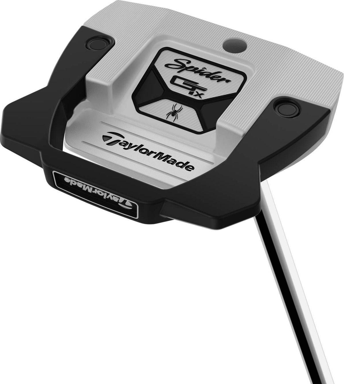 Taylormade Spider GTX - Center Shaft Straight Neck Putter - Silver - Højre - Str. 35" - Taylormade Pistol GTR 1.0 (2023) 1.0 Grå/Hvid