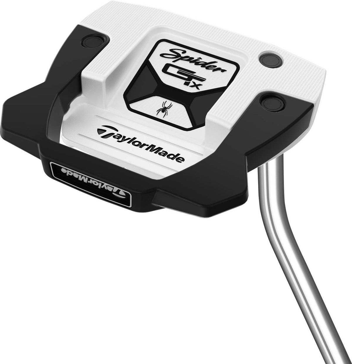 Taylormade Spider GTX Single Bend Neck Putter - Hvid - Højre - Str. 35" - Taylormade Pistol GTR 1.0 (2023) 1.0 Grå/Hvid