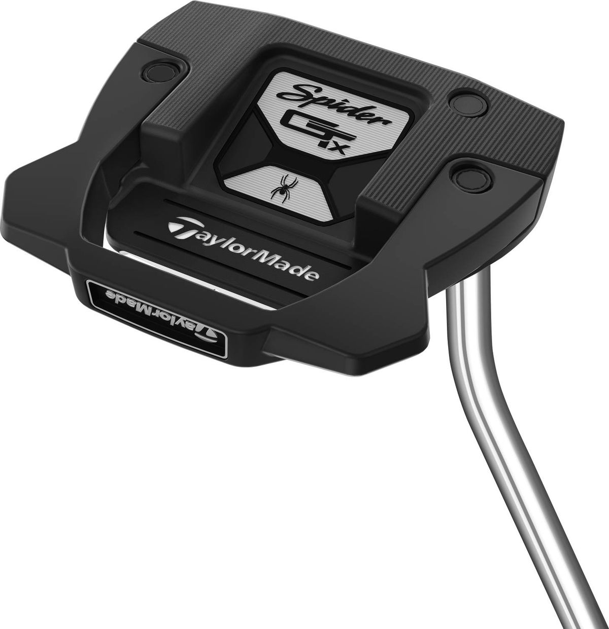 Taylormade Spider GTX Single Bend Neck Putter - Sort - Højre - Str. 35" - Taylormade Pistol GTR 1.0 (2023) 1.0 Grå/Hvid