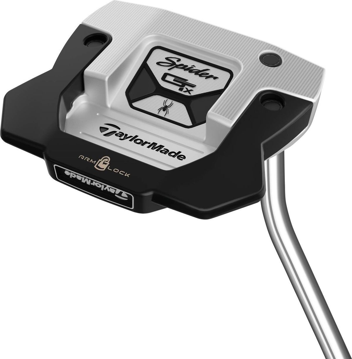 Taylormade Spider GTX Slant Neck Herre Putter - Silver - Højre - Str. 35" - Taylormade Pistol GTR 1.0 (2023) 1.0 Grå/Hvid