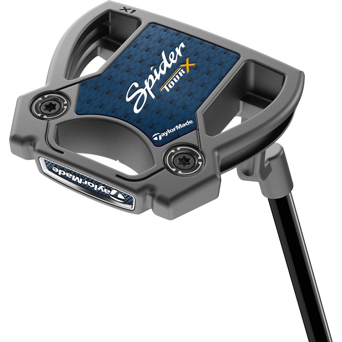 Taylormade Spider Tour X Plumber Neck Putter - Børstet Stål - Venstre - Str. 35" - Taylormade Pistol GT 1.0 (2023) 1.0 Hvid/Sort