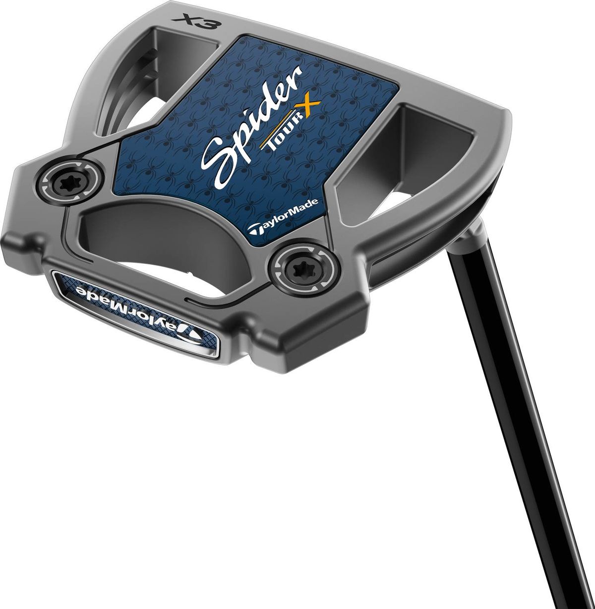 Taylormade Spider Tour X Slant Neck Putter - Børstet Stål - Venstre - Str. 35" - Taylormade Pistol GT 1.0 (2023) 1.0 Hvid/Sort