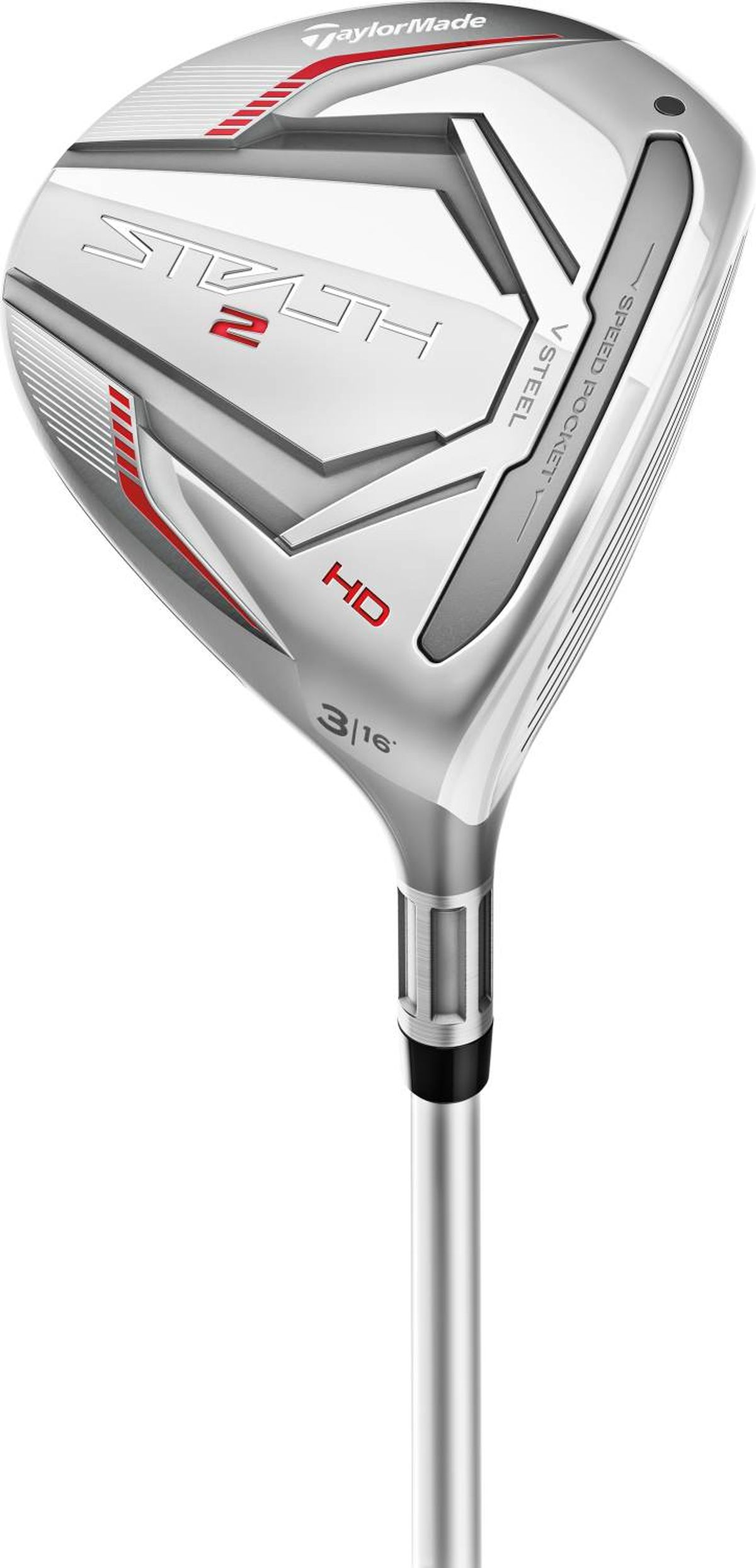 Taylormade Stealth 2 HD Dame Fairwaykølle - Lysegrå - Højre - 19.0° (5 Kølle) - Aldila Ascent Ladies 45 Dame Grafit