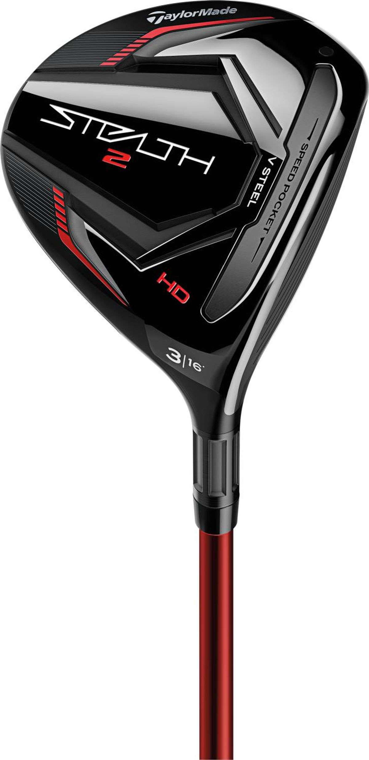 Taylormade Stealth 2 HD Herre Fairwaykølle - Sort - Højre - 19.0° (5 Kølle) - Fujikura Speeder NX Red 60 Senior Grafit