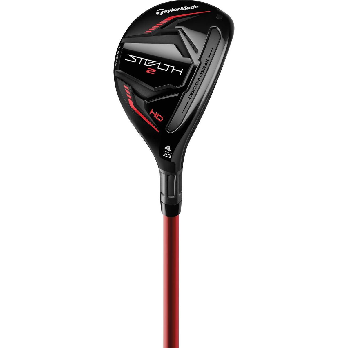 Taylormade Stealth 2 HD Herre Hybridkølle - Sort - Højre - 31.0° (6 Kølle) - Fujikura Speeder NX Red 50 Senior Grafit