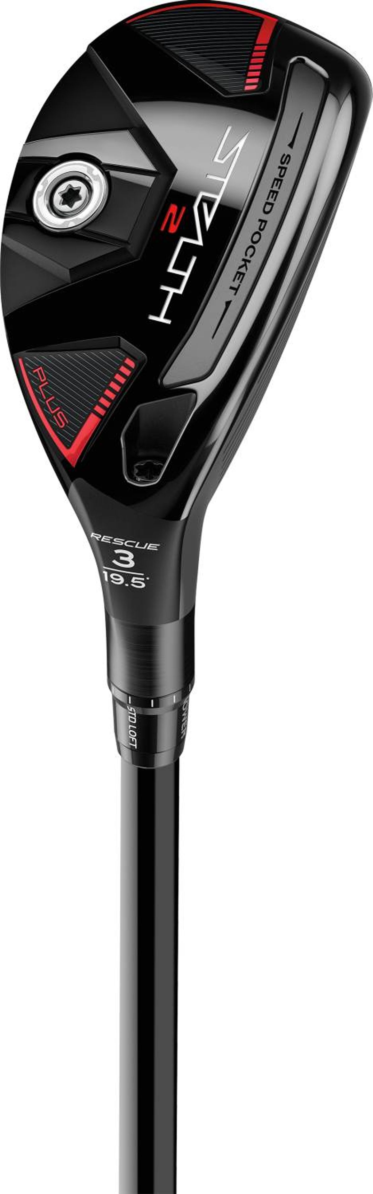 Taylormade Stealth 2 Herre Hybridkølle - Sort - Venstre - 25.0° (5 Kølle) - Fujikura Ventus TR Red 6 Regular Grafit