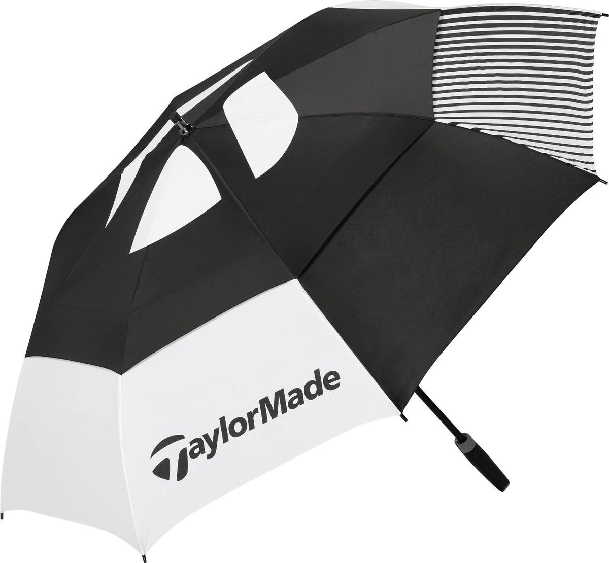 Taylormade Tour Double Canopy 64" Paraply - Black/White