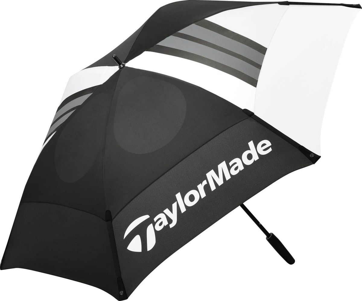 Taylormade Tour Double Canopy 68" Paraply - Black/White