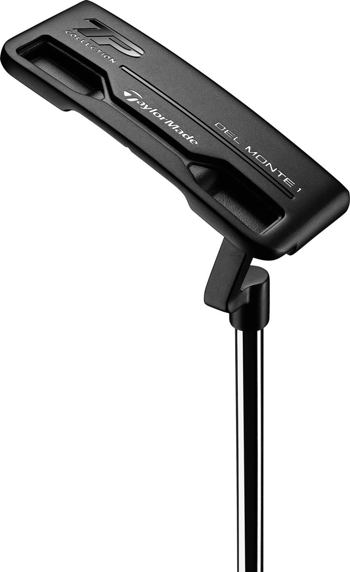 Taylormade TP Black Del Monte Single Bend Neck Putter - Black - Venstre - Str. 35" - Taylormade Sink Fit (2024) Skinny Sort