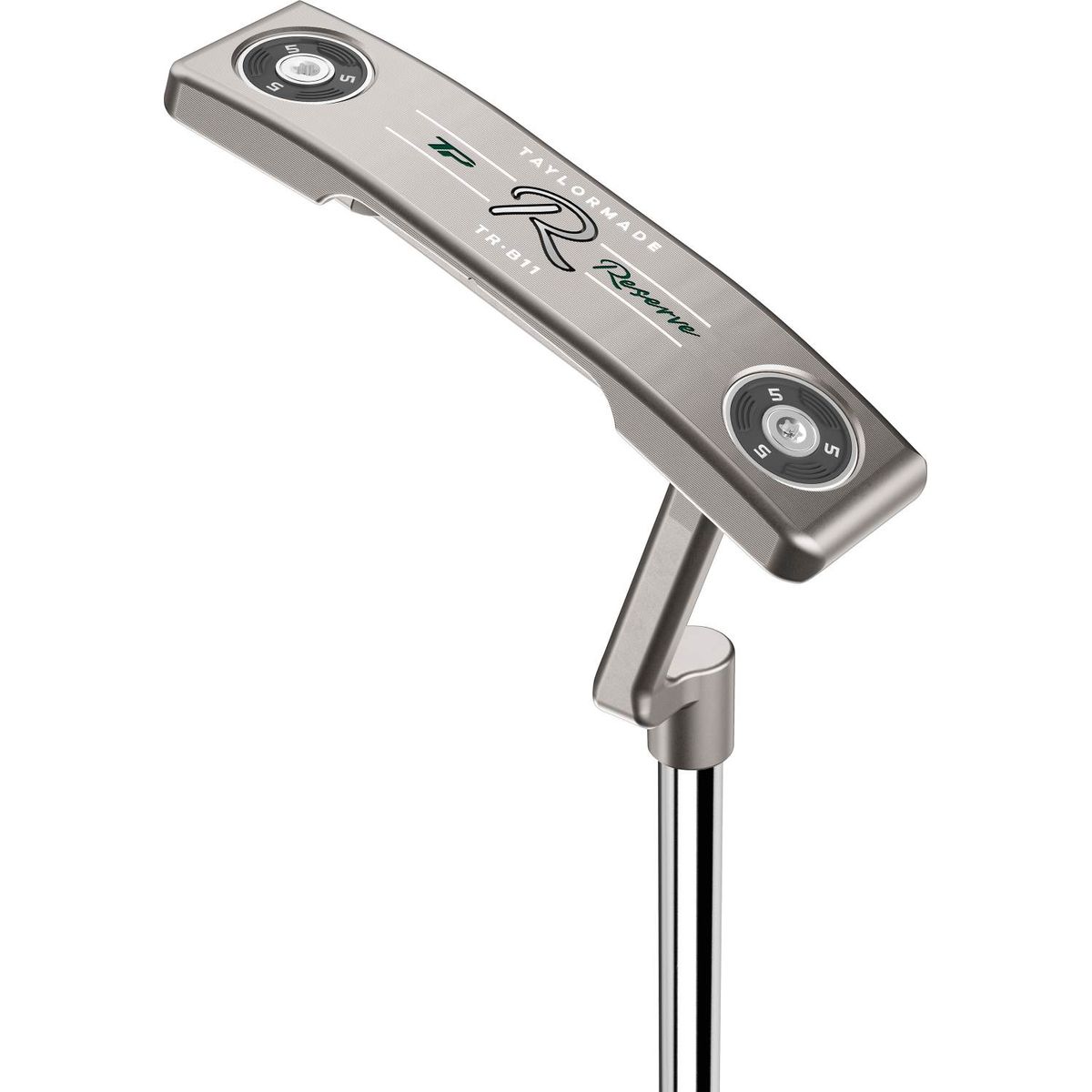 Taylormade TP Reserve B11 Plumber Neck Putter - Chrome - Højre - Str. 35" - Taylormade Deep Etched (2023) Standard Sort/Grå