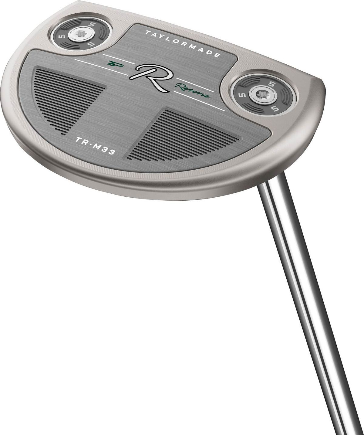 Taylormade TP Reserve M33 Slant Neck Putter - Chrome - Højre - Str. 35" - Taylormade Deep Etched (2023) Standard Sort/Grå