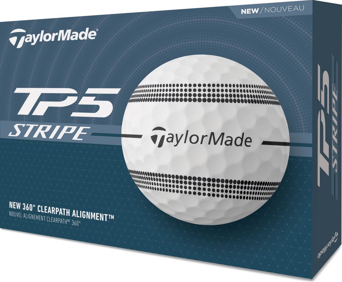 Taylormade TP5 Stripe Golfbolde - Hvid