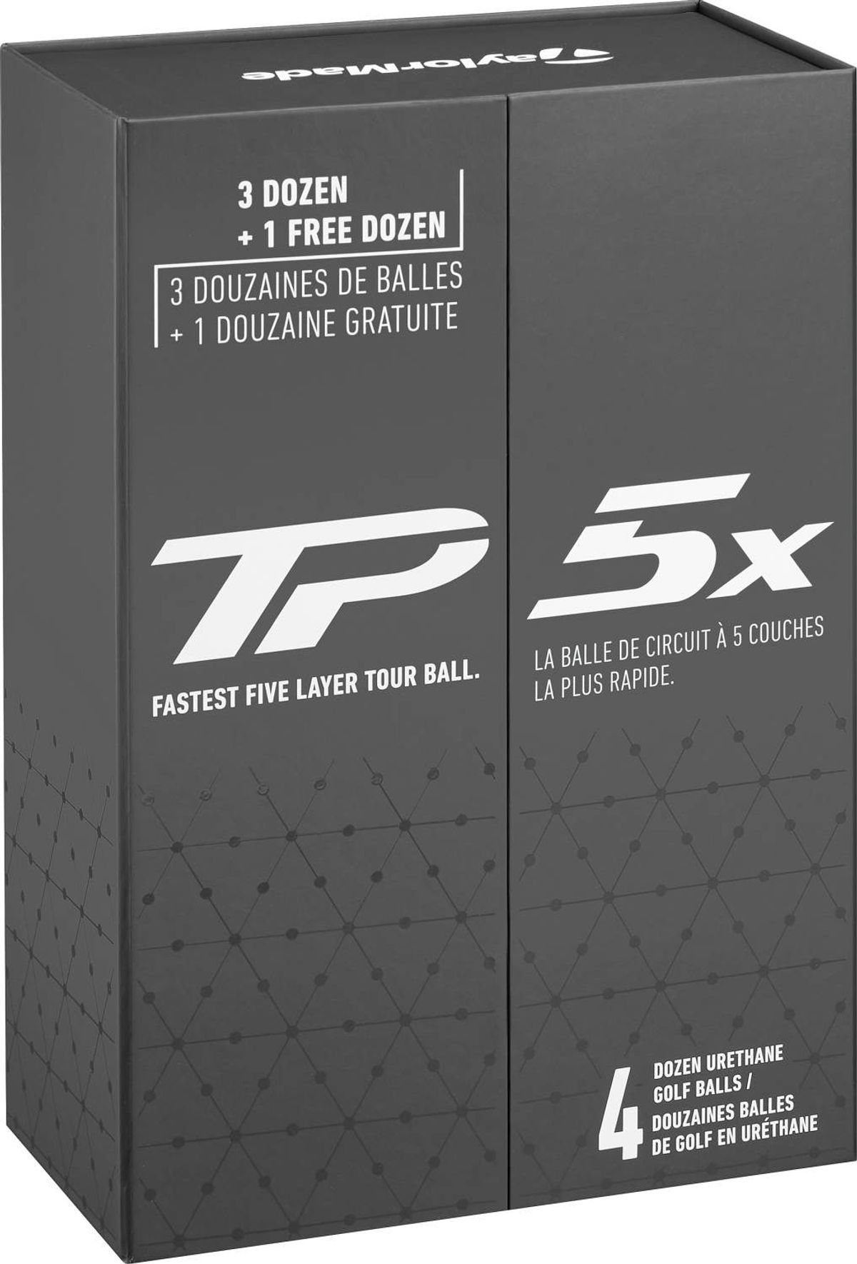 Taylormade TP5x 3+1 (2024) Golfbolde - Hvid