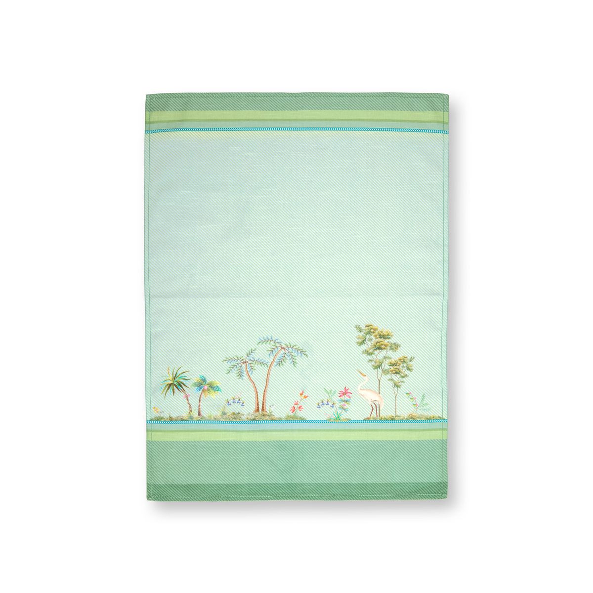 Tea Towel Jolie Heron Small Green 50x70cm