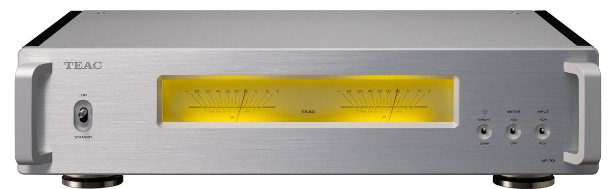 TEAC AP-701 Stereo/Mono Forstærker (Sølv)