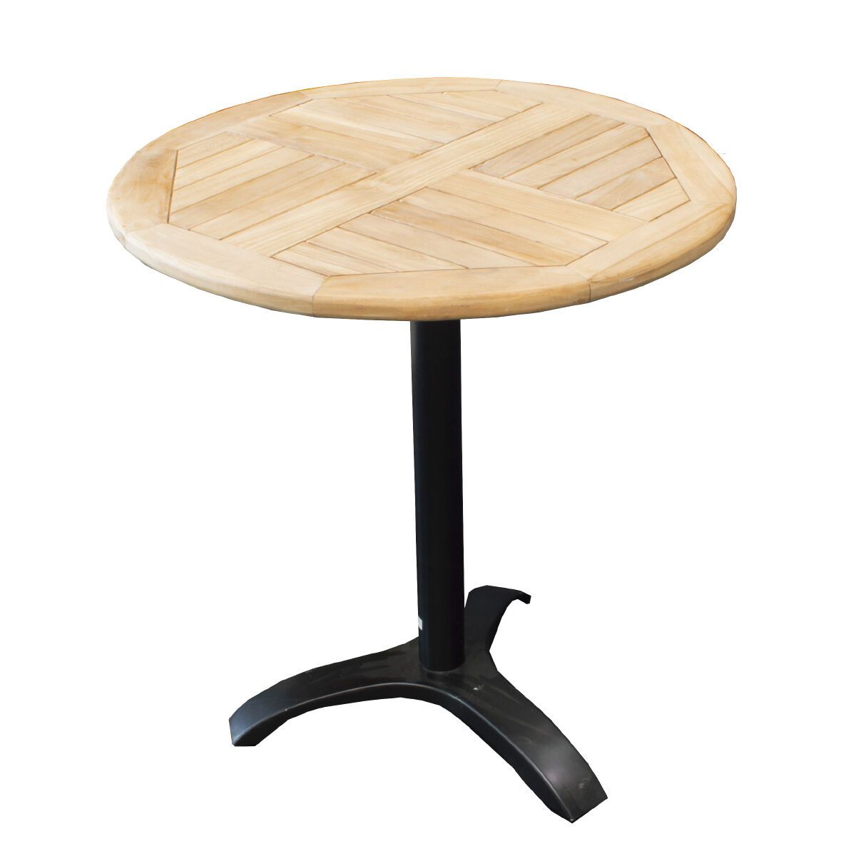 TEAK bordplade Rund - ø80 cm