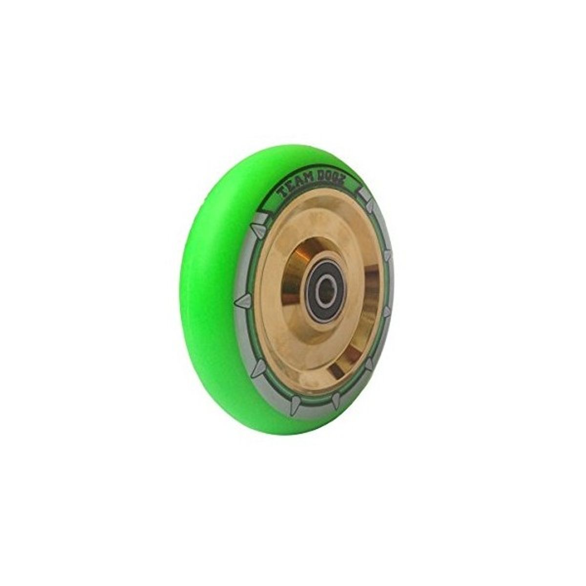 Team Dogz Hollow 100 mm Hjul Green/Gold