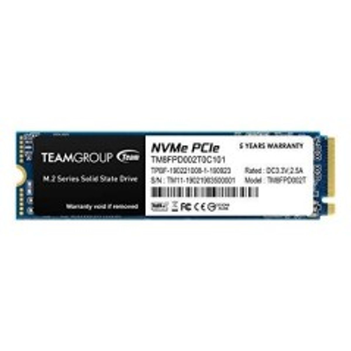 Team Group Solid state-drev MP33 Pro 2TB M.2 PCI Express 3.0 x4 (NVMe)