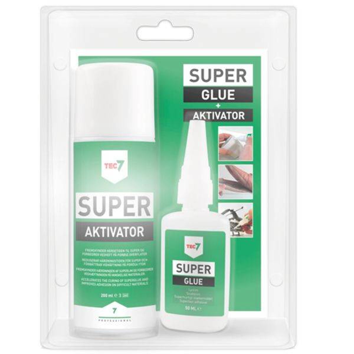 Tec7 super lim 50 ml+ super aktivator 200 ml - 1600856