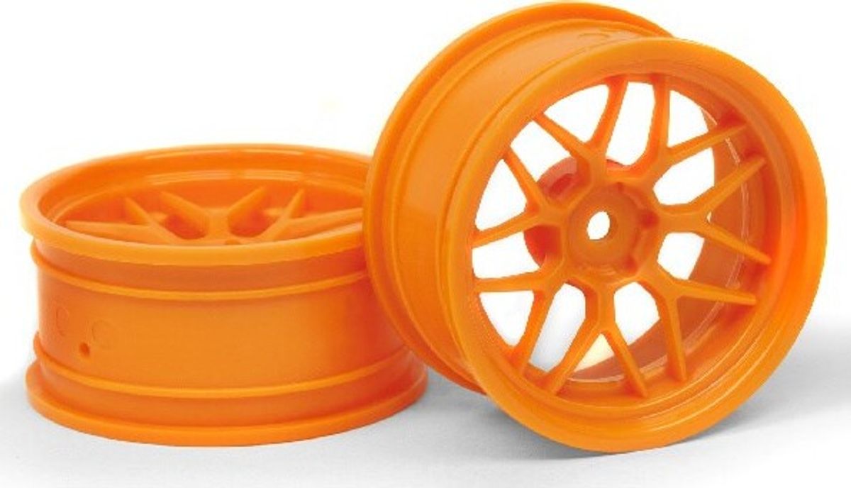 Tech 7 Wheel Orange (6mm/2pcs) - Hp120250 - Hpi Racing